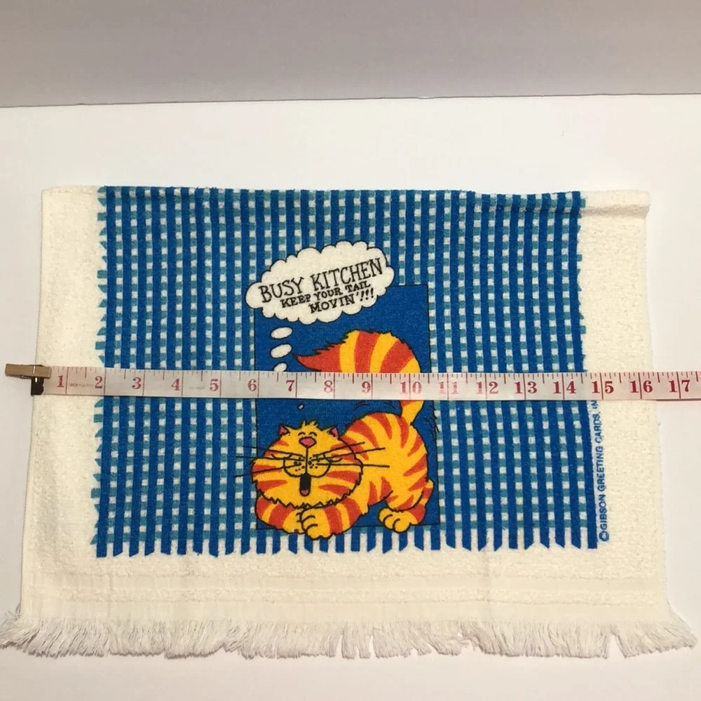 Set Of Vintage Gibson Greeting Cards Retro Funny Kitchen Towels - Picture 12 of 13